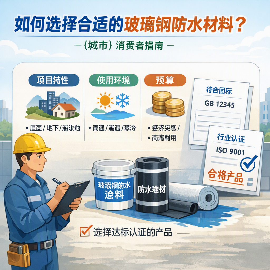 如何判定玻璃钢防水材料的合格标准？ 郴州 消费者指南
